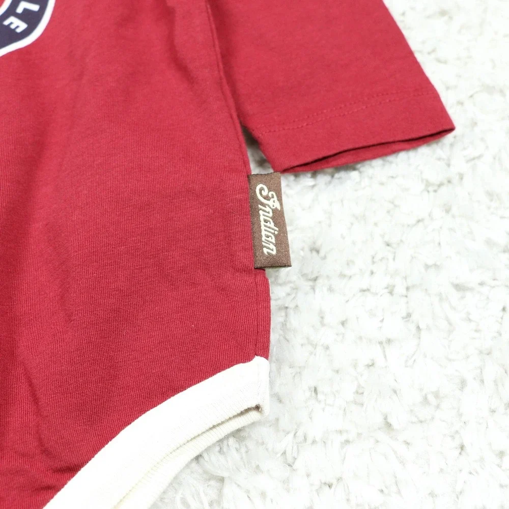 Indian Motorcycle Baby Bodysuit 3-Pack 6-12 Months Long Sleeve Cotton Romper Set